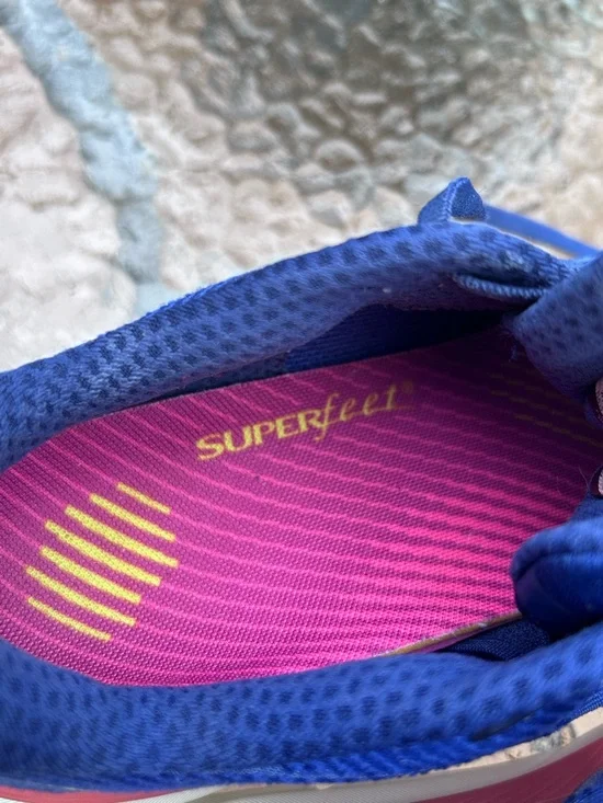 Hoka EUC Women’s Size 8.5 Clifton 9 Blue Coral Mesh Running Shoe MSRP $165 - Picture 9 of 12